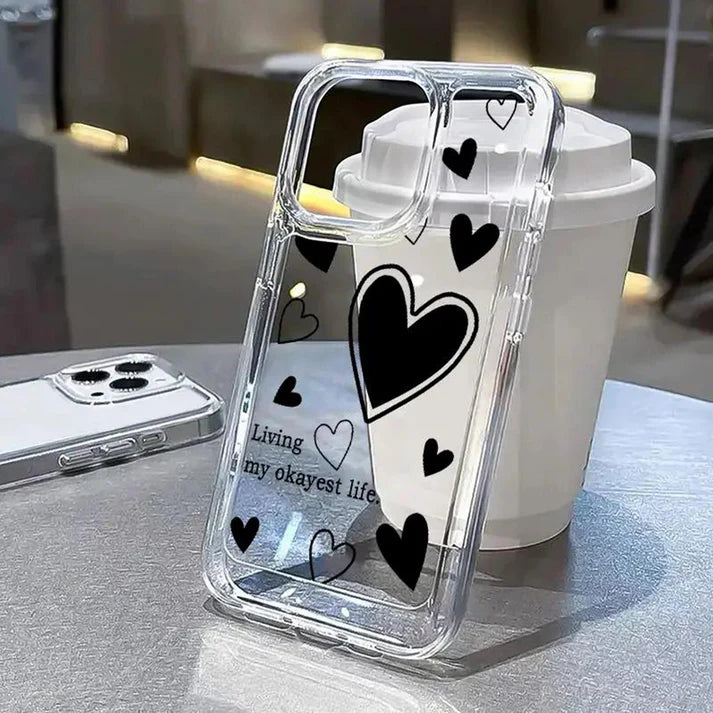 Living my okayest life Clear Acrylic Case