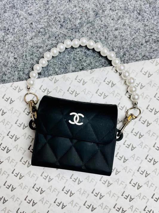 Chanel HandBag Airpods Pro/Pro2 Case with Chain