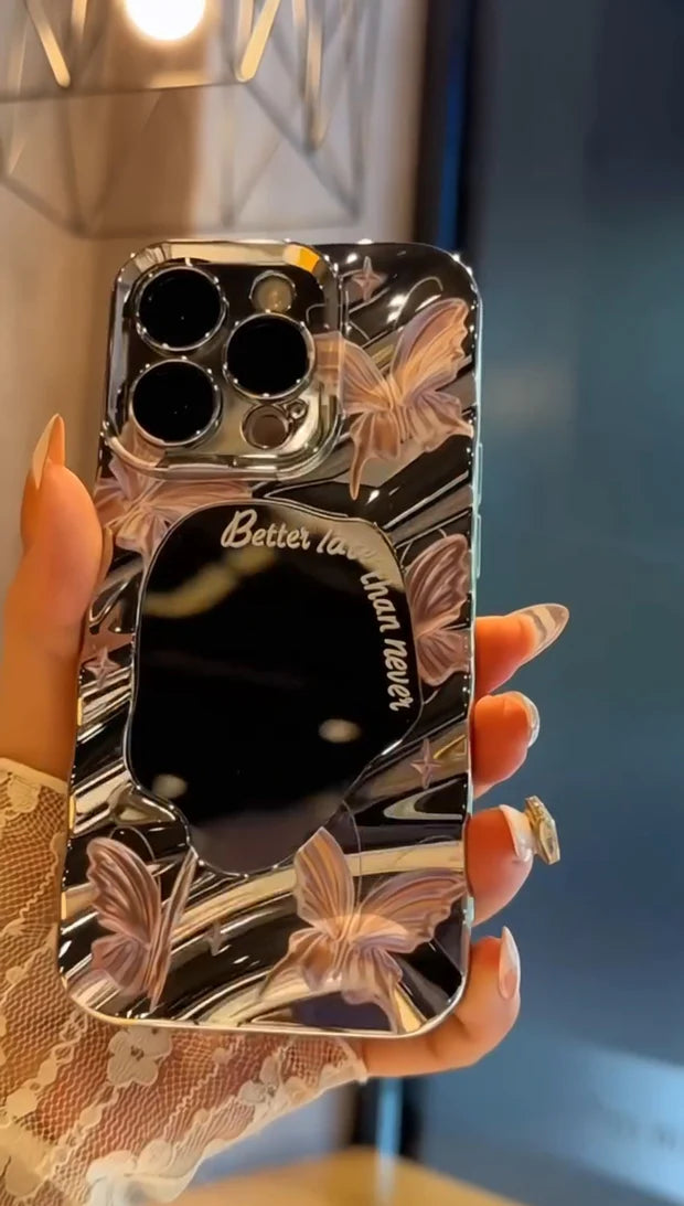 Butterfly Mirror Case With Chain
π€