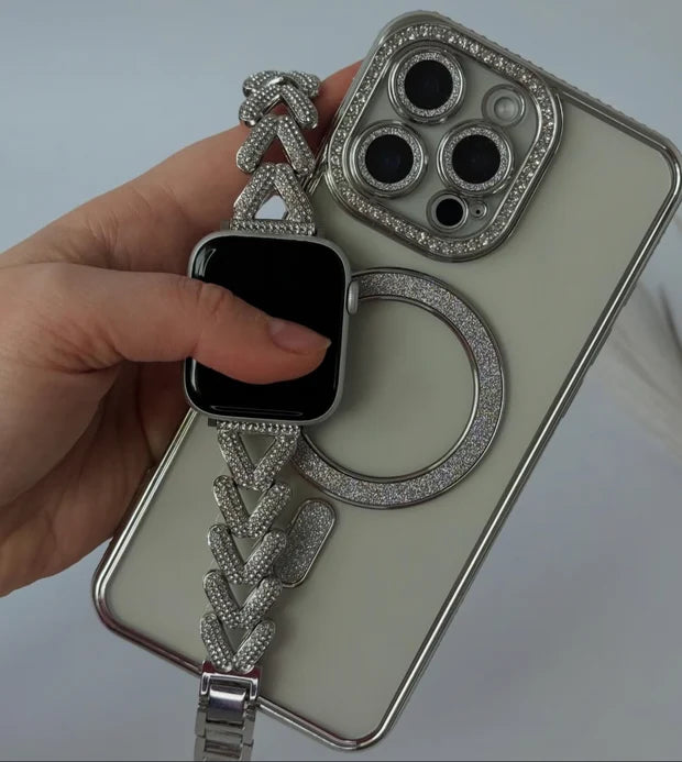 New Diamond Blingy Magsafe clear Case🤍💍