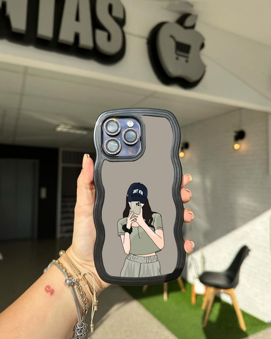 3D Wavy Plated Case ❤