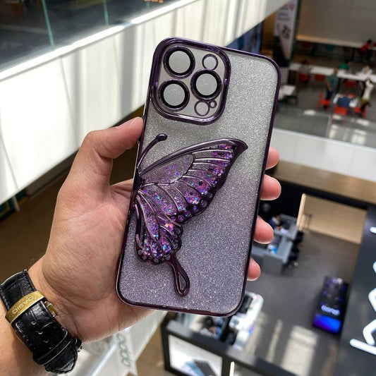 Shimmery Butterfly Glitter Case 🦋✨ (Available in 6 colors)