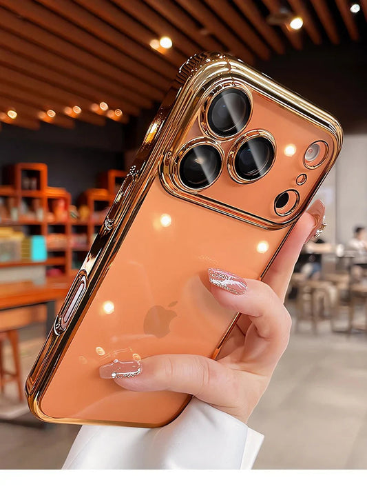 Clear Electroplated Case For iPhone 17 Series|