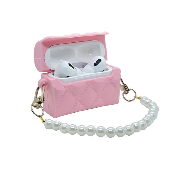 Chanel HandBag Airpods Pro/Pro2 Case with Chain