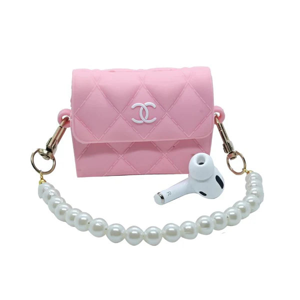 Chanel HandBag Airpods Pro/Pro2 Case with Chain