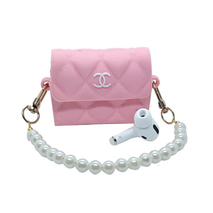 Chanel HandBag Airpods Pro/Pro2 Case with Chain