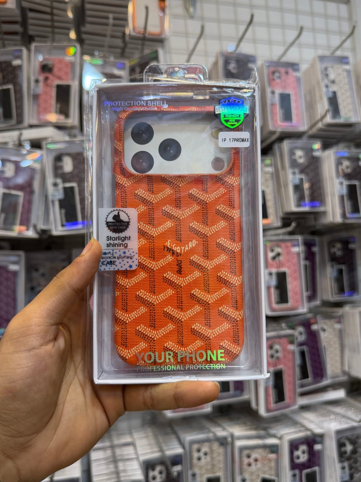 Leather-Feel Fabric Case