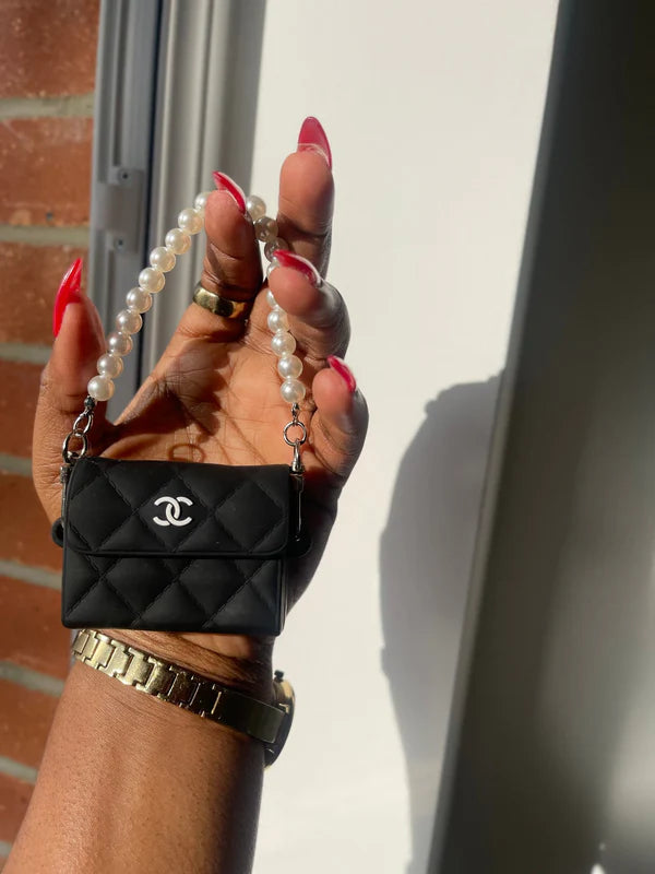 Chanel HandBag Airpods Pro/Pro2 Case with Chain