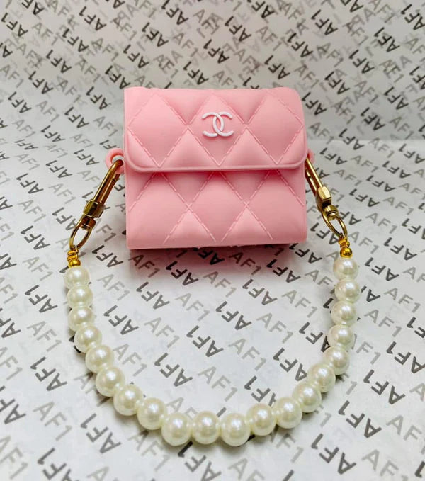 Chanel HandBag Airpods Pro/Pro2 Case with Chain