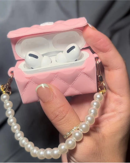 Chanel HandBag Airpods Pro/Pro2 Case with Chain