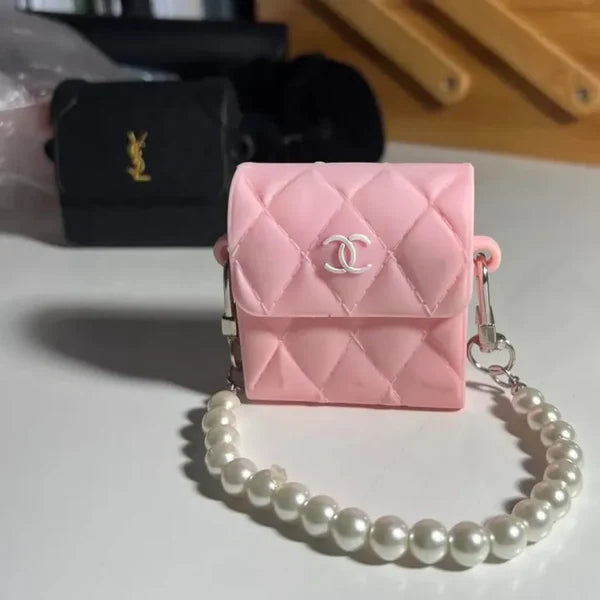 Chanel HandBag Airpods Pro/Pro2 Case with Chain