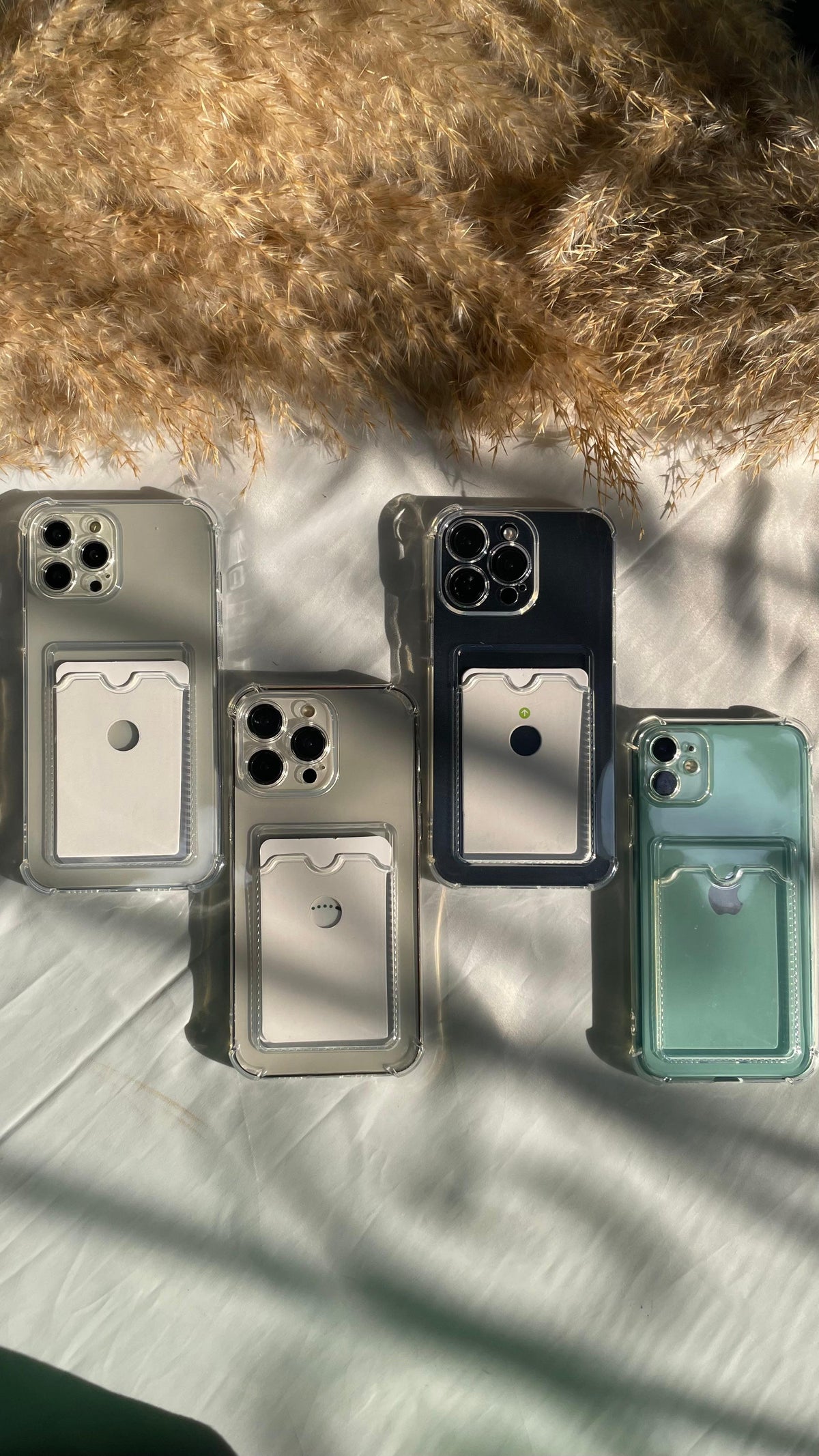 iPhone Transparent Wallet Case | Pocket Card & Picture Holder✨