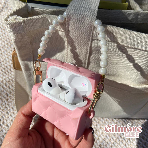 Chanel HandBag Airpods Pro/Pro2 Case with Chain