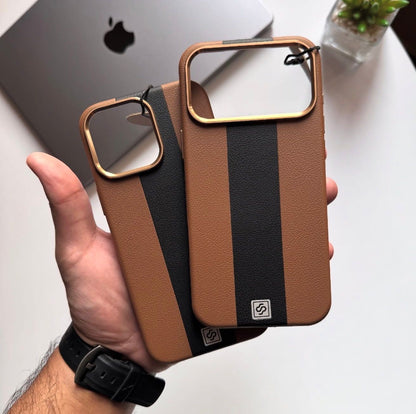 Souvette Dual Tone Branded Leather Case