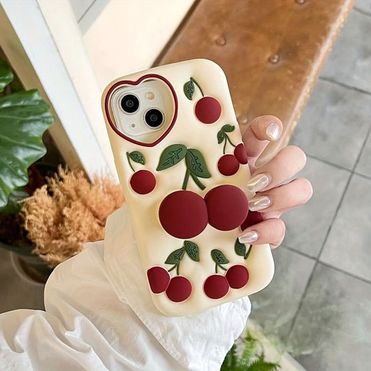 Cherry Pop Holder Cute Silicone Case
