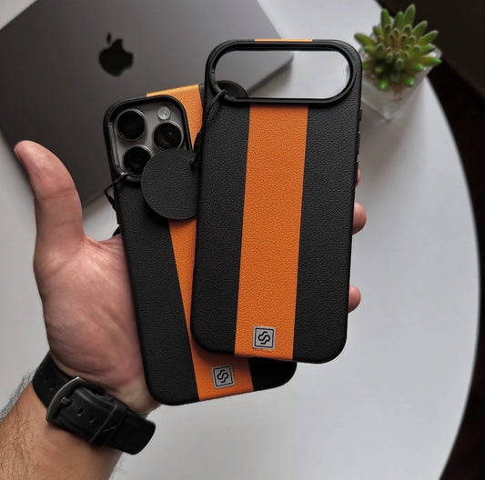 Souvette Dual Tone Branded Leather Case