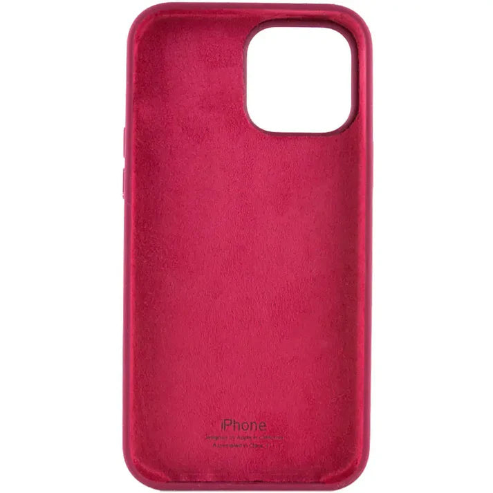 WINE APPLE LOGO SILICONE CASE