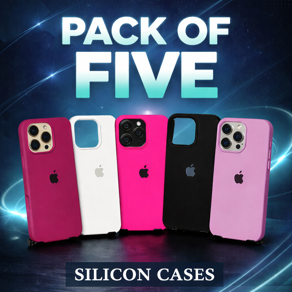 Pack of Five Silicon Cases