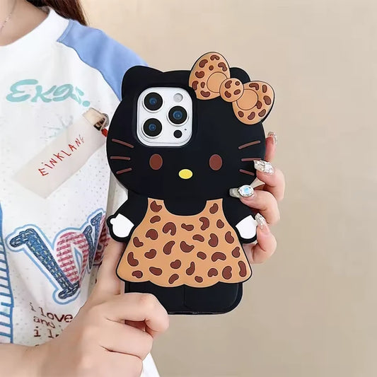 Cute 3D Kitty Bow Case (New)