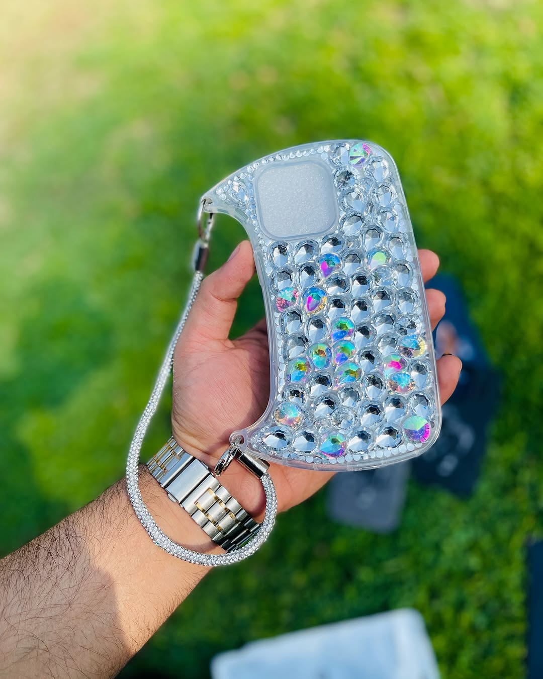 Luxury Crystal Handbag Case