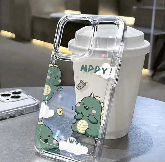 Little Dino Clear Acrylic Case
