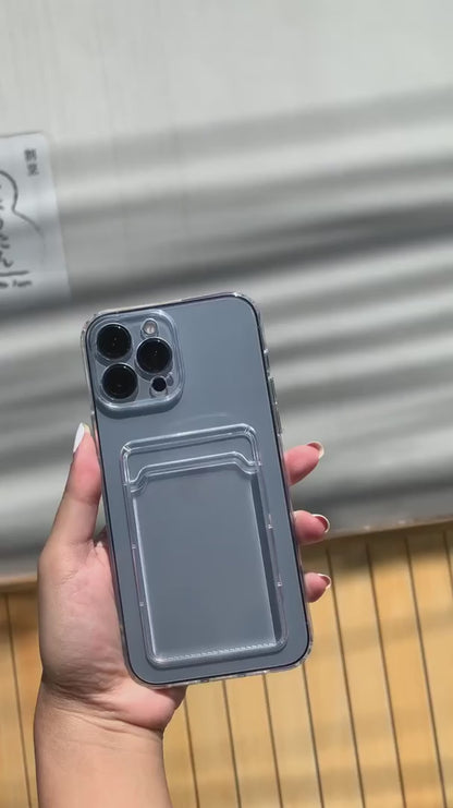 CLEAR CARD CASE🖤