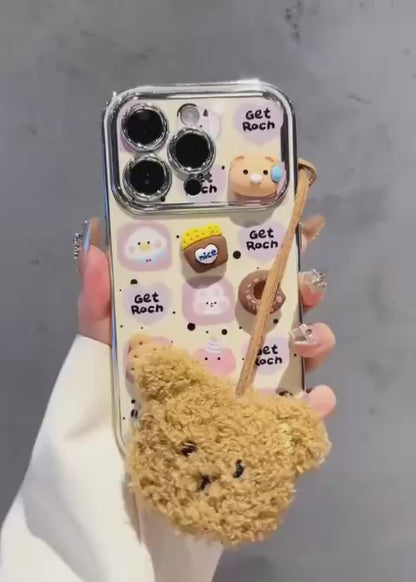 Electroplated Bear With Furball*🧸✨