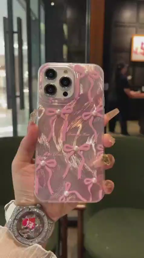 Pink Ribbon Bow Case (NEW)