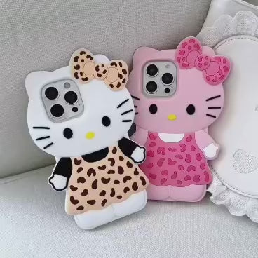 Cute 3D Kitty Bow Case (New)