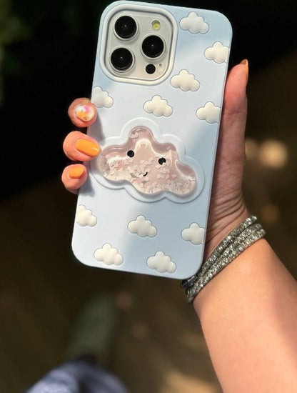 Aqua Floating Adorable 3D Cloud Case (New Arrival)