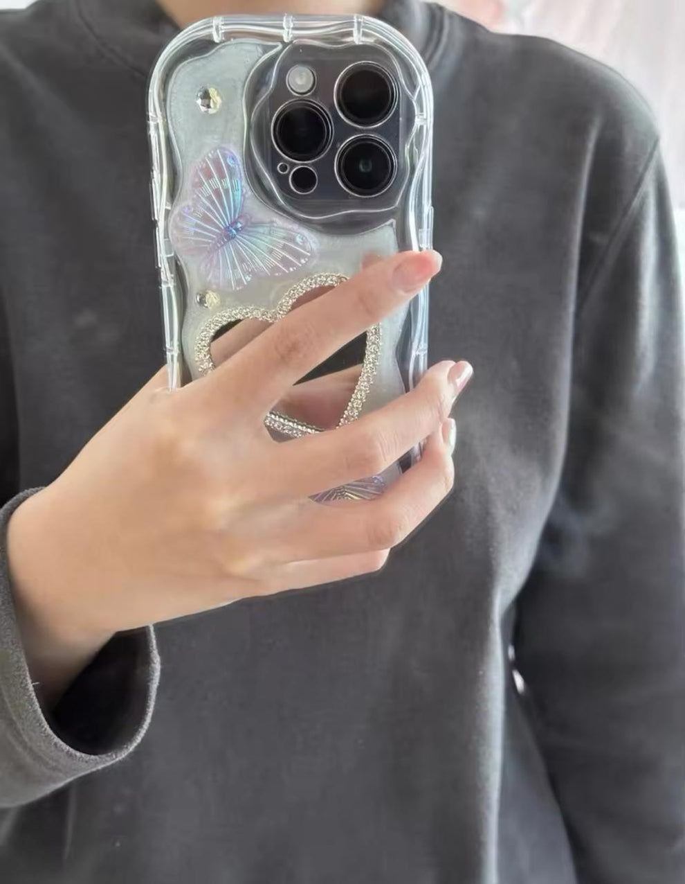 Small Heart Mirror Case💓