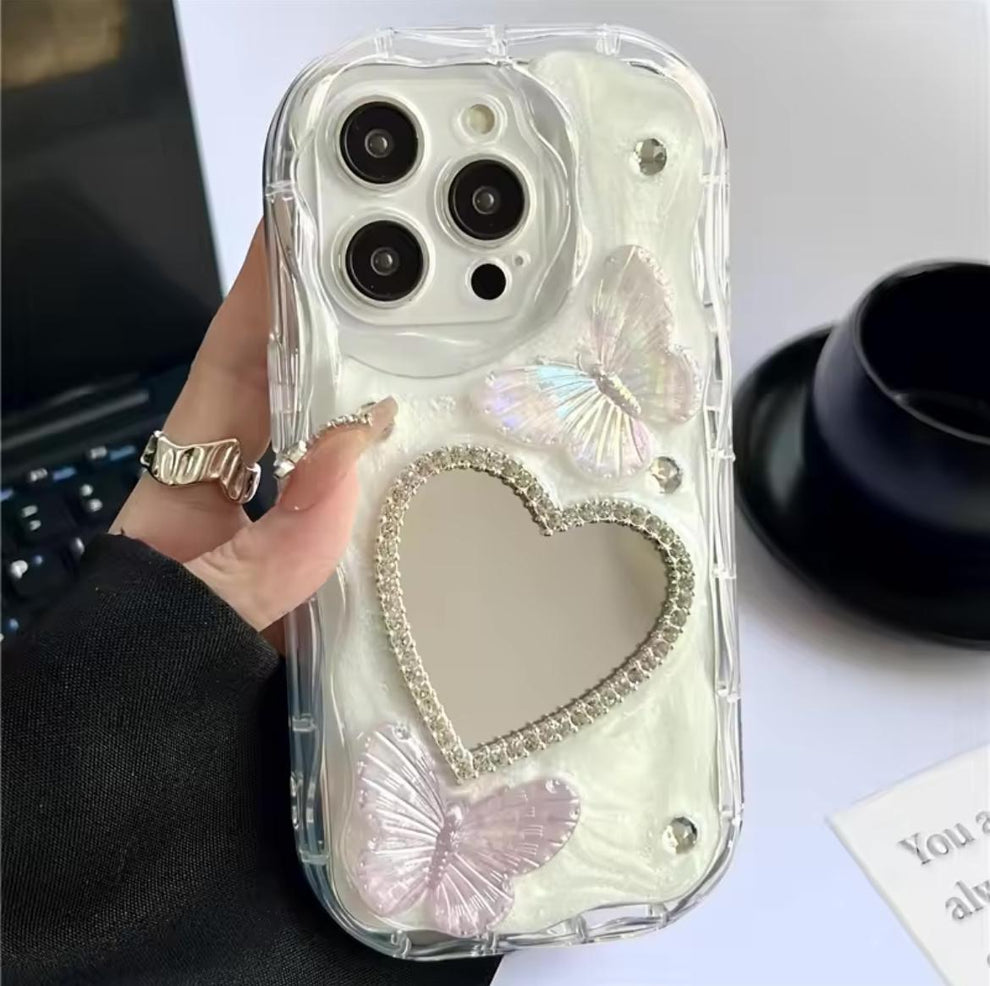 Small Heart Mirror Case💓