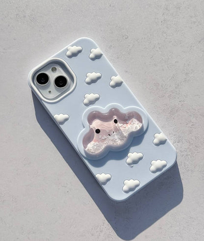 Aqua Floating Adorable 3D Cloud Case (New Arrival)