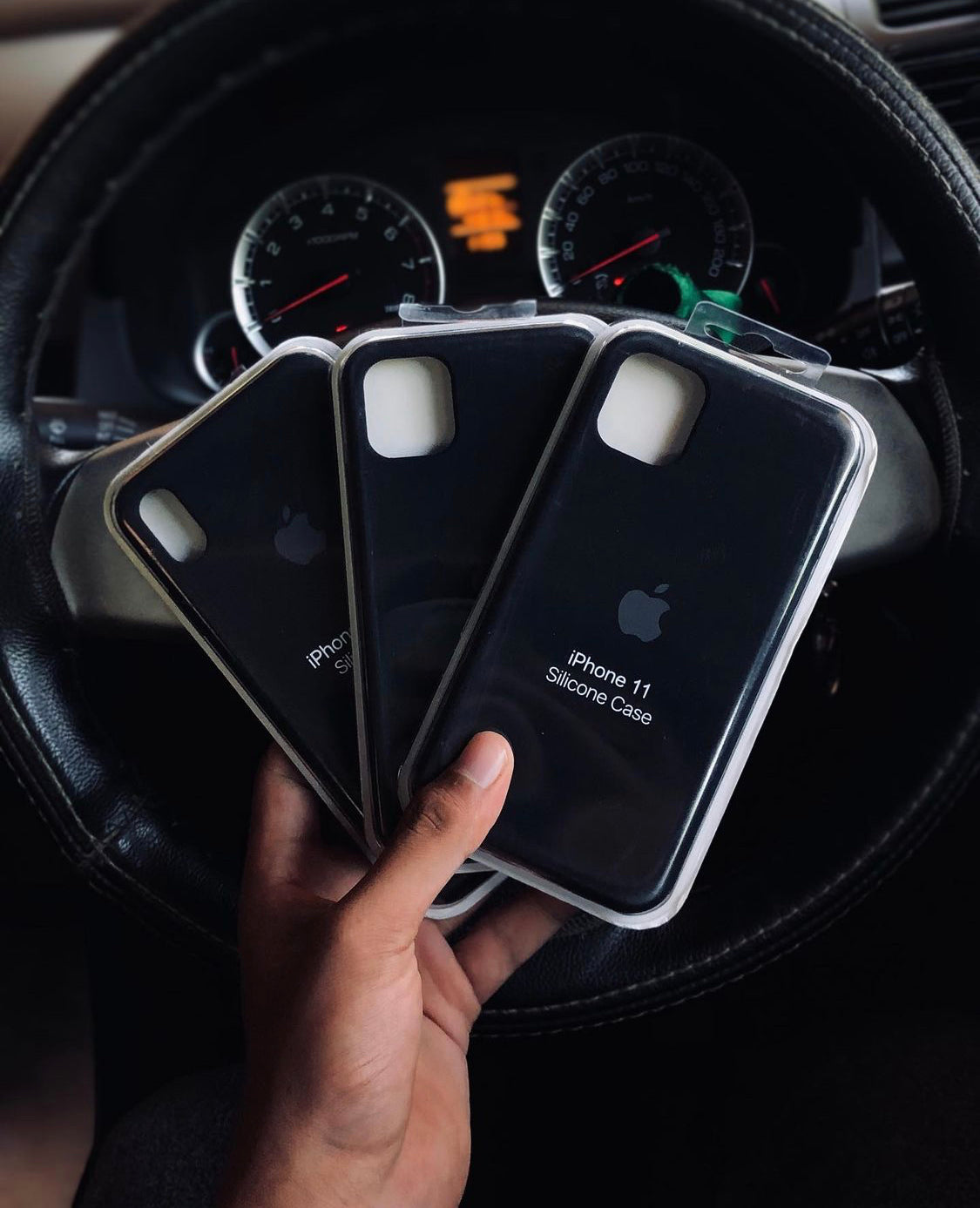 Jet Black Original Silicone Case🖤