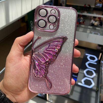 Shimmery Butterfly Glitter Case 🦋✨  (Available in 6 colors)
