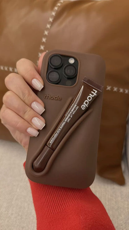 New Original Rhodes LipGloss 💄 Silicone Case With Box 🩶