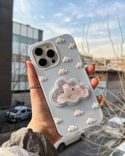 Aqua Floating Adorable 3D Cloud Case (New Arrival)