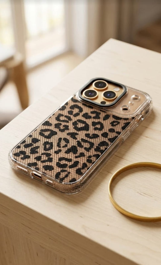 New Mesh Leopard Case iphone