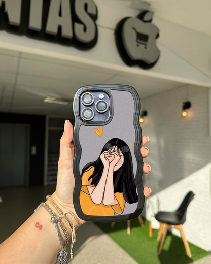 3D Wavy Plated Case ❤