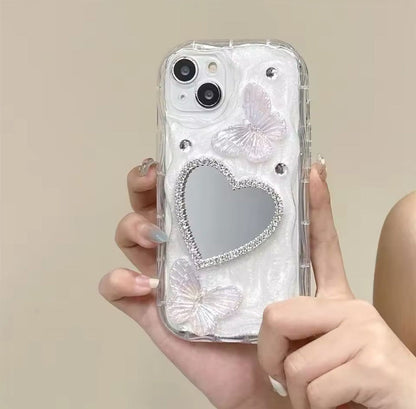 Small Heart Mirror Case💓