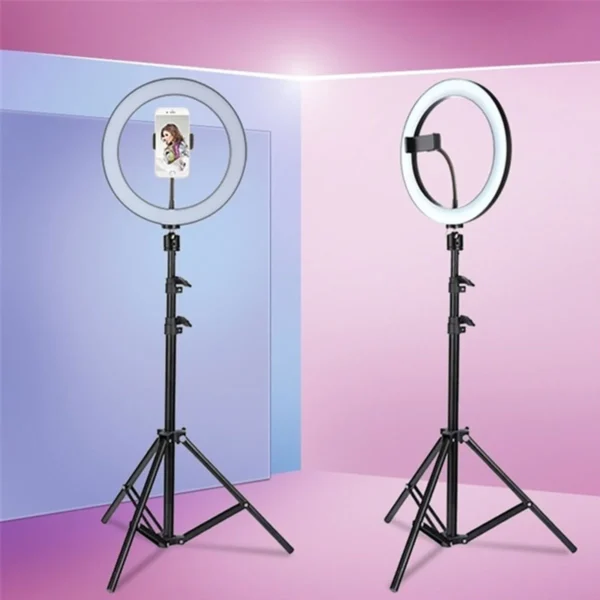 "26cm" with "7 feet" Modern Ring Light For Selfies TikTok And Videos - Image 5