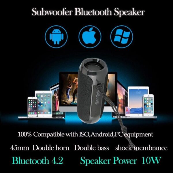 SubWoofer Bluetooth Speakers Portable Mini Wireless - Image 6