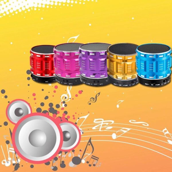 Mini speaker Bluetooth tf card aux wireless portable - Image 2