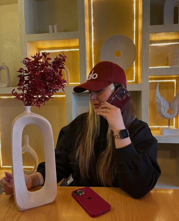 Cherry Wine Burgundy Chubby Phone Case 🍒✨ - Image 4