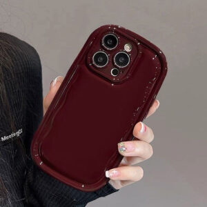 Cherry Wine Burgundy Chubby Phone Case 🍒✨