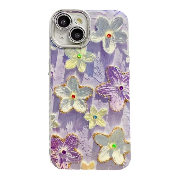 Blooms Floral iPhone Case w/ Crystal Lens Protector - Image 5