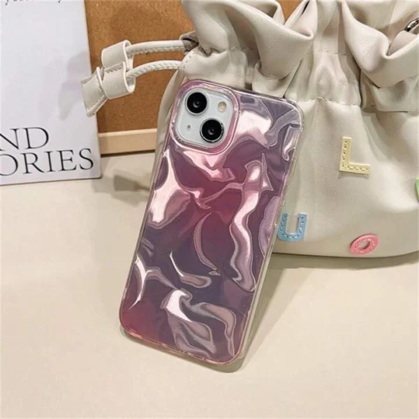 Pink Gradient Holographic Premium Cases - Image 2