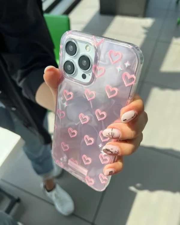Heart Gradient Holographic Premium Case - Image 3