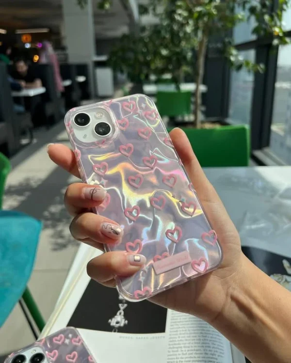 Heart Gradient Holographic Premium Case - Image 5