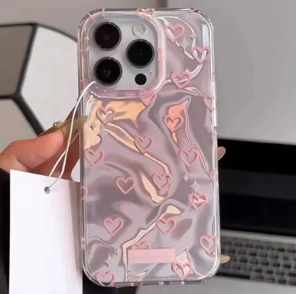 Heart Gradient Holographic Premium Case - Image 7
